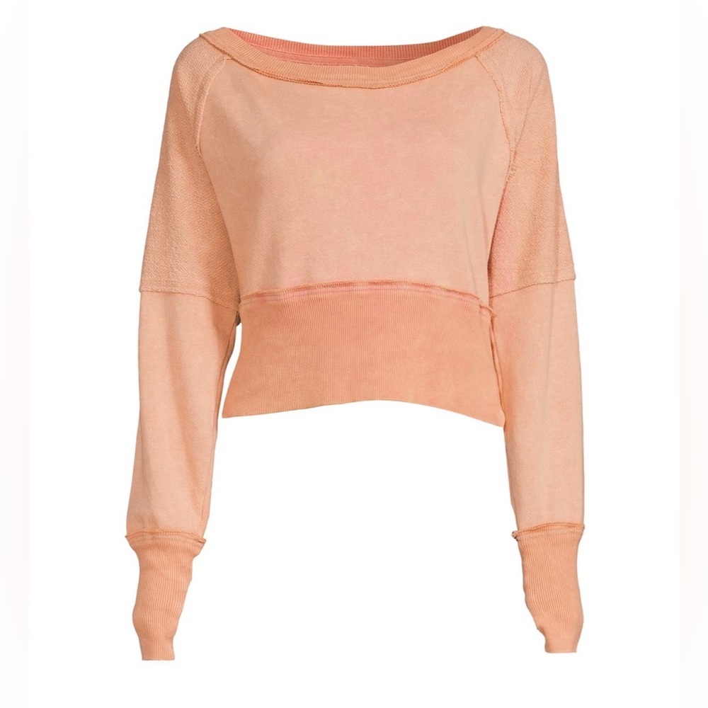 We The Free Last Minute Cropped Pullover in Canyon Clay Size XS NWT